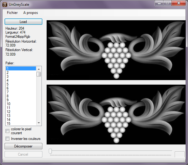 Logiciel UnGreyScale